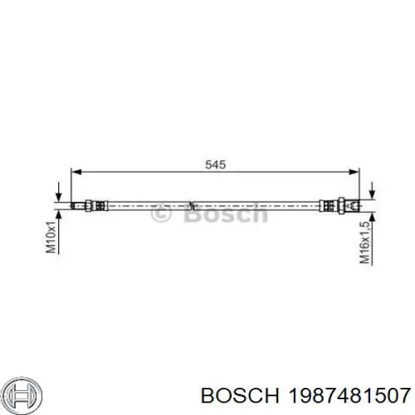 Latiguillos de freno delantero Iveco 500330389 precio, desde 13,65 EUR