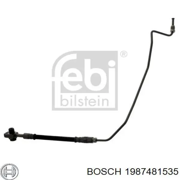 1987481535 Bosch tubo flexible de frenos trasero derecho