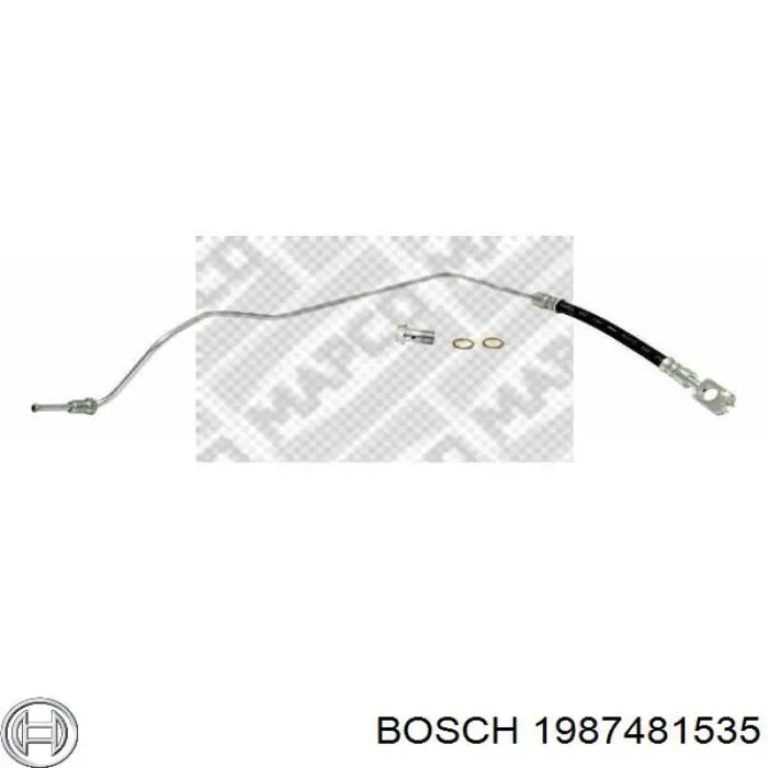 Manguera de freno trasera derecha Bosch 1987481535 precio, desde 32,96 EUR