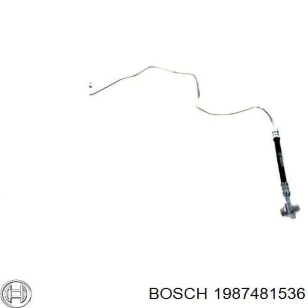 1987481536 Bosch tubo flexible de frenos trasero izquierdo