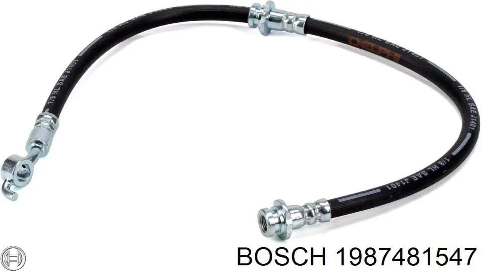 1987481547 Bosch tubo flexible de frenos trasero