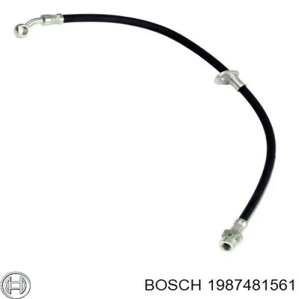 1987481561 Bosch tubo flexible de frenos delantero izquierdo