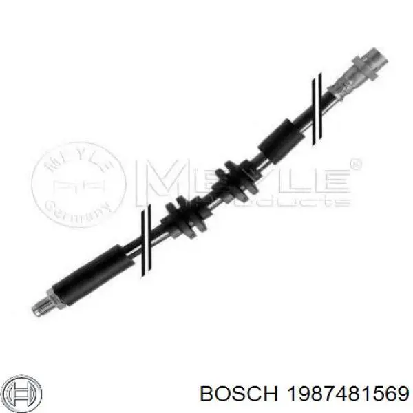 1987481569 Bosch latiguillo de freno delantero