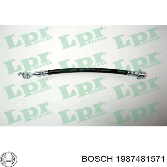 1987481571 Bosch latiguillos de freno trasero derecho