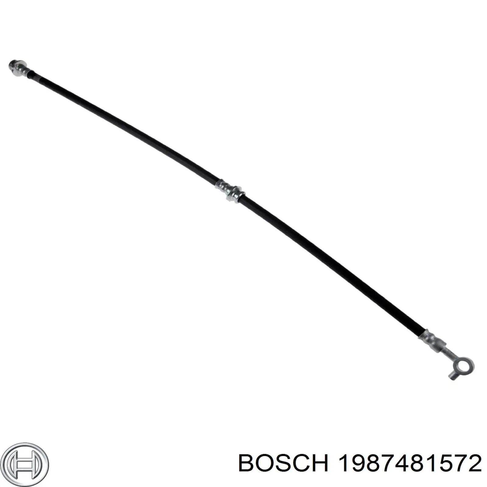 1 987 481 572 Bosch latiguillos de freno delantero izquierdo