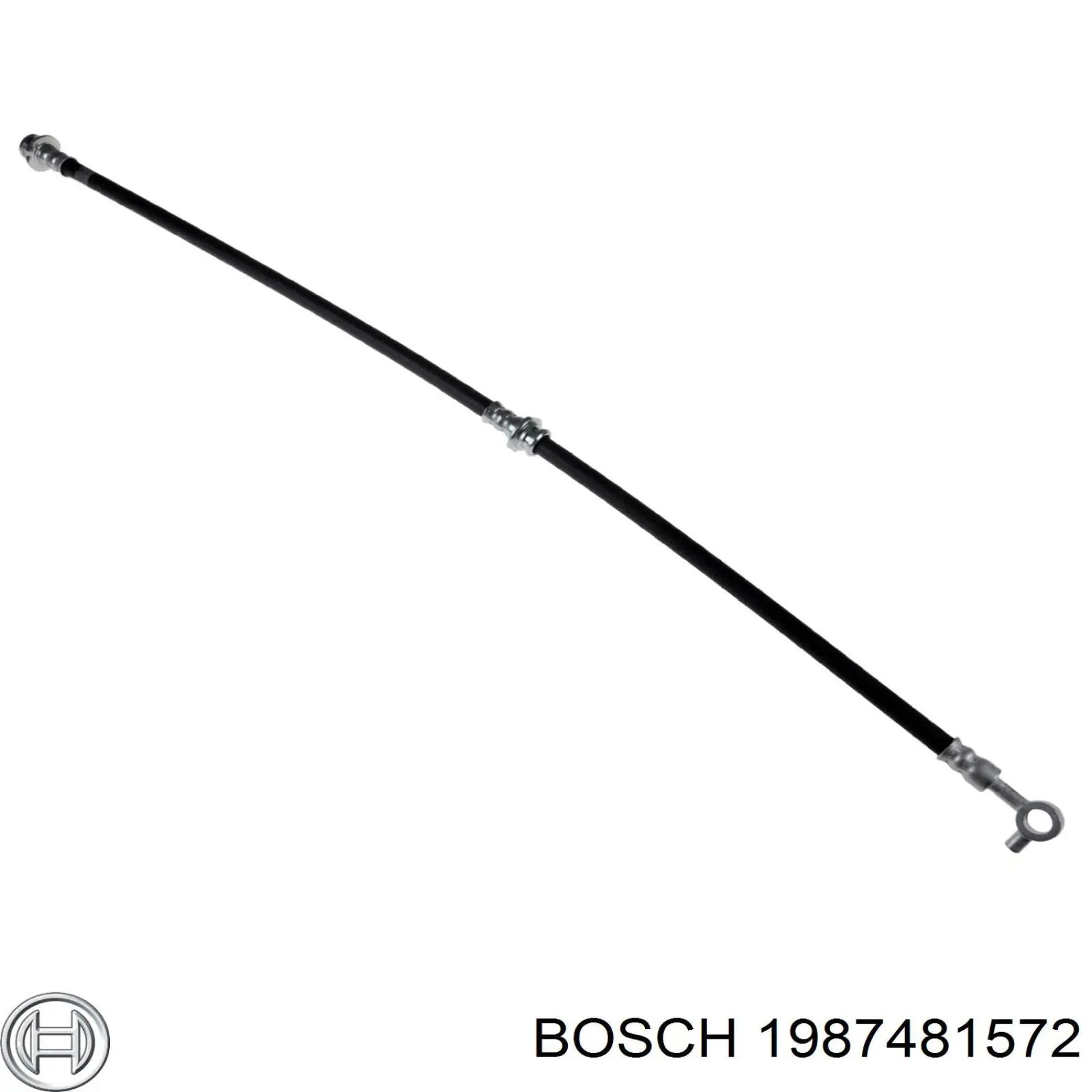 1 987 481 572 Bosch tubo flexible de frenos delantero izquierdo