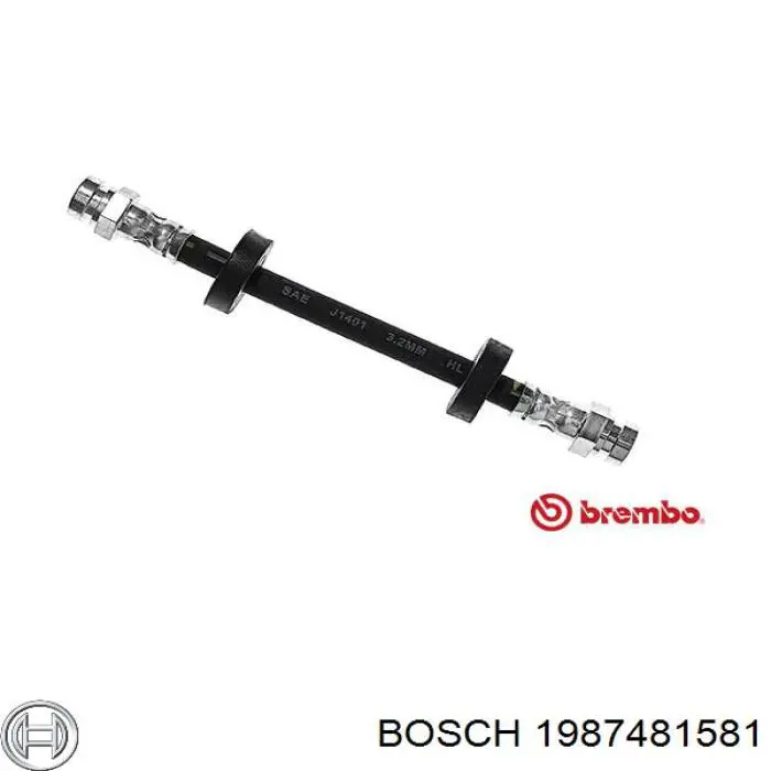 1987481581 Bosch latiguillo de freno trasero