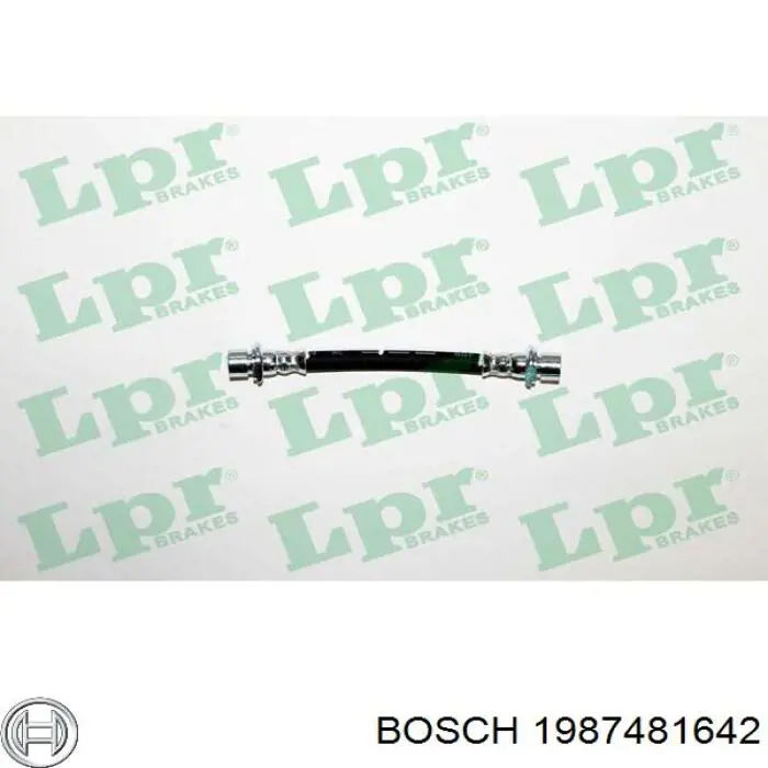 1987481642 Bosch latiguillos de freno trasero derecho