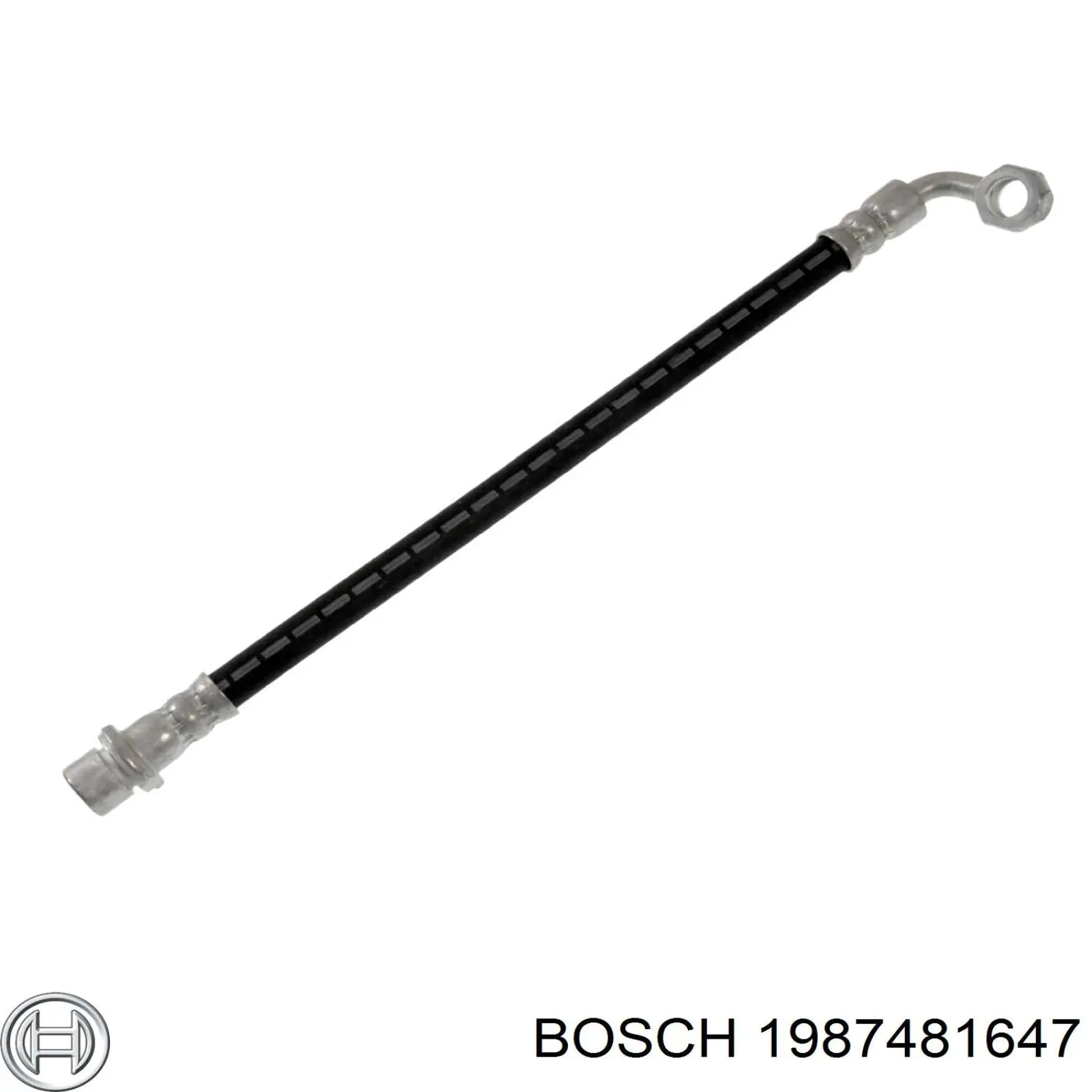 1987481647 Bosch tubo flexible de frenos trasero izquierdo