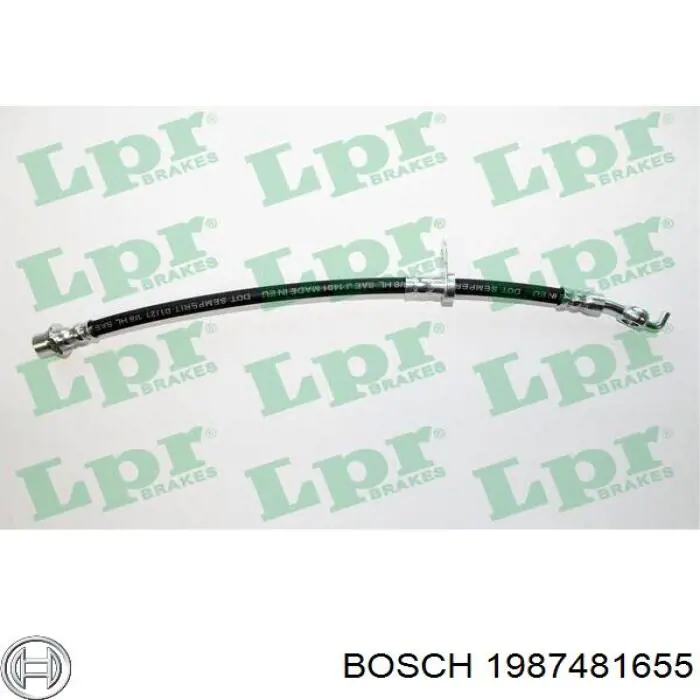 1987481655 Bosch latiguillos de freno trasero derecho