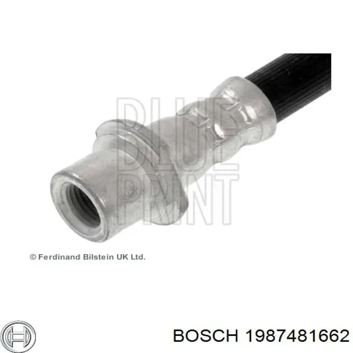 1987481662 Bosch latiguillos de freno trasero derecho