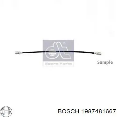 1987481667 Bosch latiguillo de freno trasero