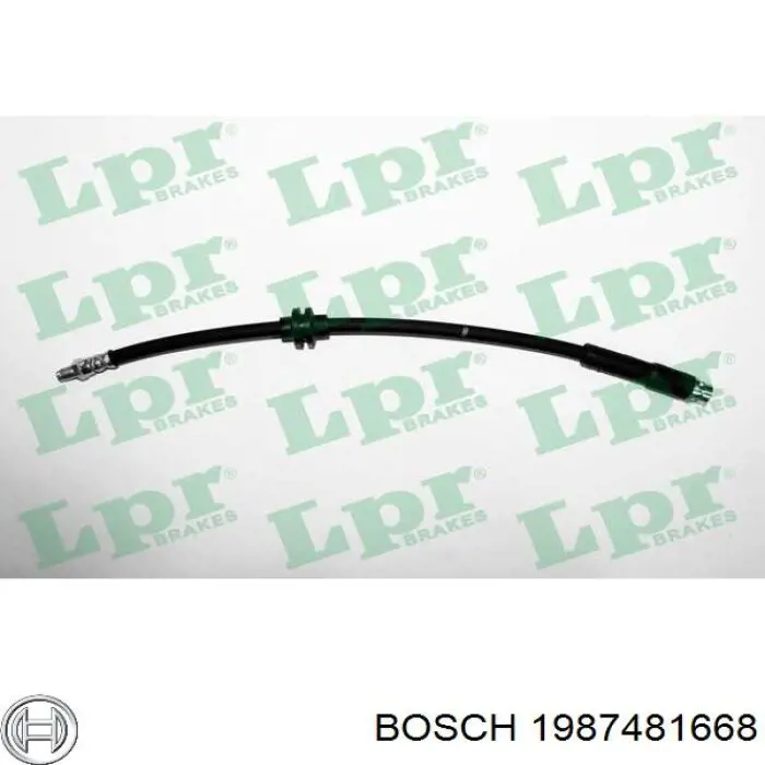 Tubo liquido de freno trasero Brembo T24149