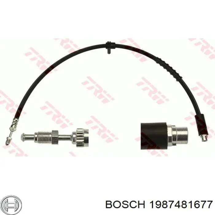 1987481677 Bosch latiguillo de freno delantero