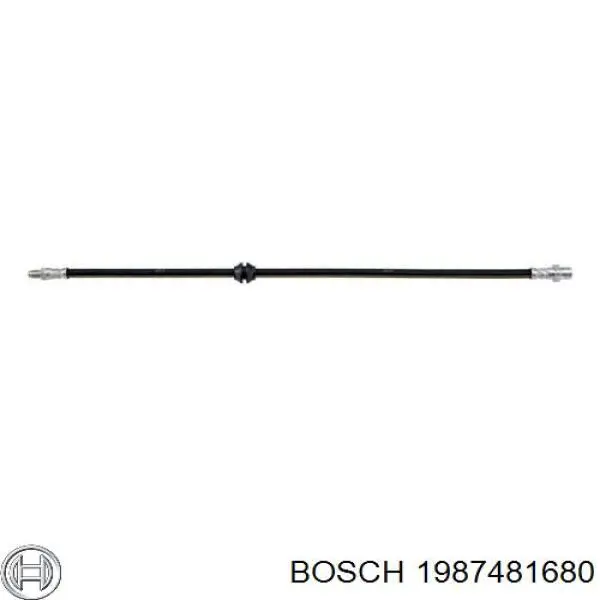 1987481680 Bosch latiguillo de freno delantero