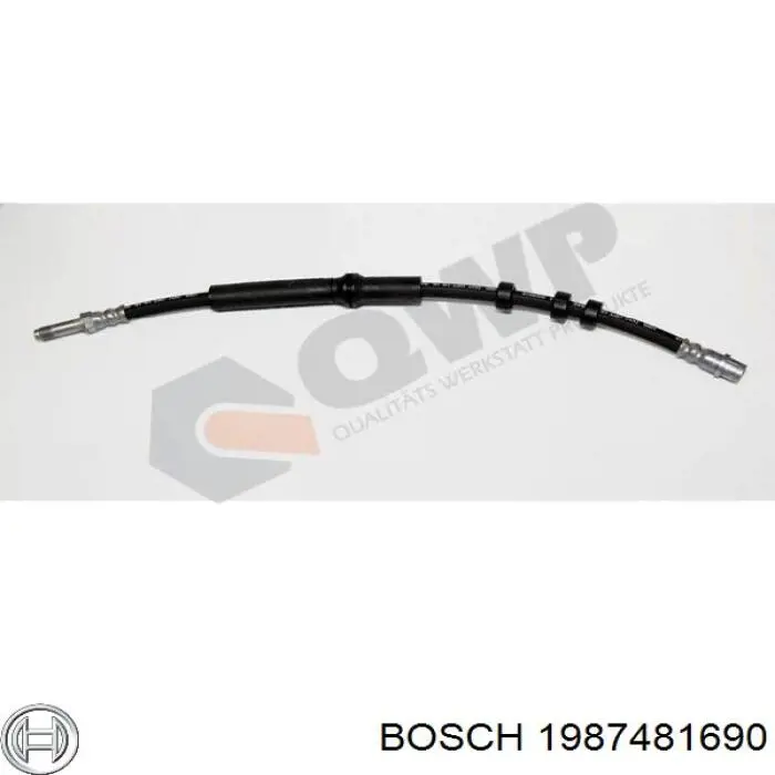 1987481690 Bosch latiguillo de freno delantero