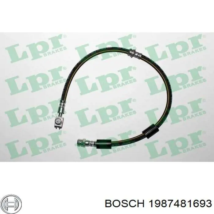 Latiguillo de freno delantero Audi A3 8VS, 8VM