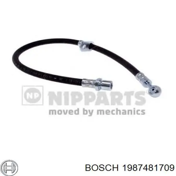 1 987 481 709 Bosch latiguillos de freno delantero derecho