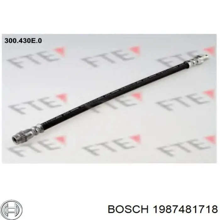 1987481718 Bosch latiguillo de freno delantero