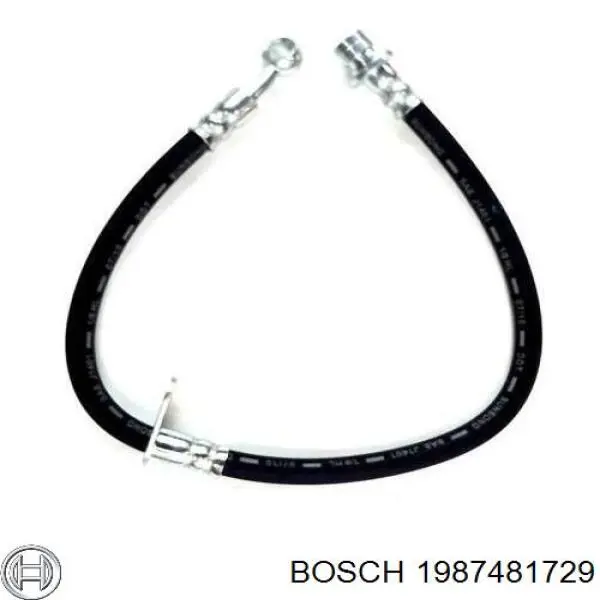 1987481729 Bosch latiguillos de freno delantero izquierdo