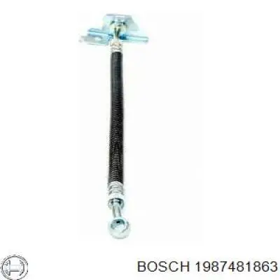 1987481863 Bosch latiguillos de freno delantero izquierdo