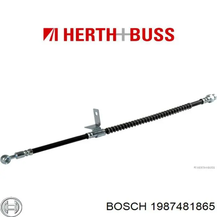 1987481865 Bosch tubo flexible de frenos delantero izquierdo