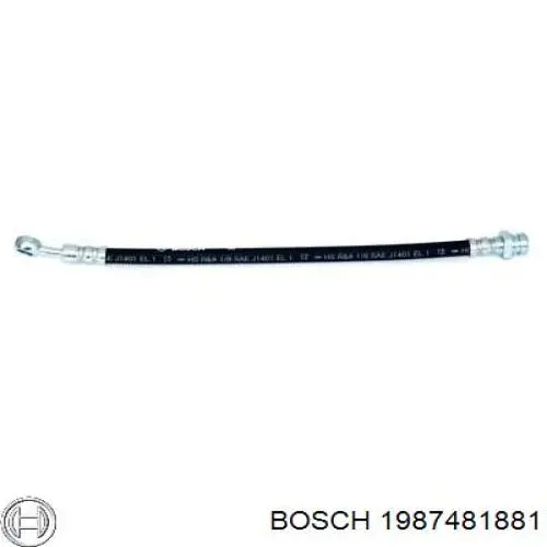 BBH7608 Borg&beck latiguillo de freno trasero izquierdo