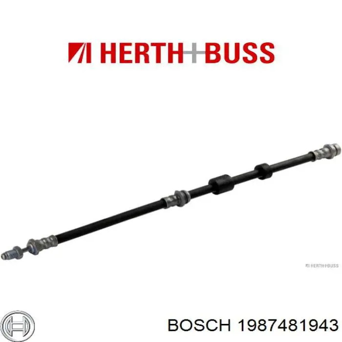 Latiguillos de freno delantero 1987481943 Bosch