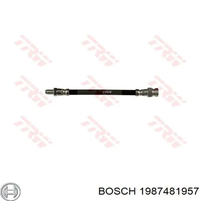 4650C129 Mitsubishi Tubo flexible de frenos delantero izquierdo 