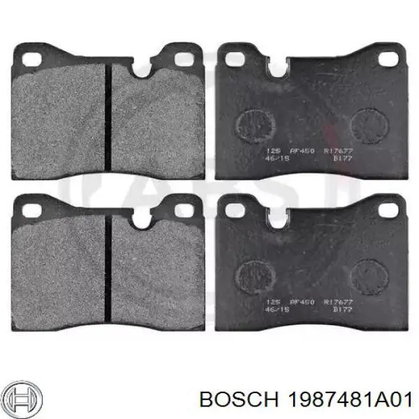 1987481A01 Bosch latiguillo de freno trasero