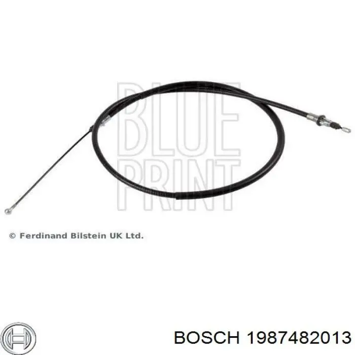 1987482013 Bosch cable de freno de mano trasero derecho/izquierdo