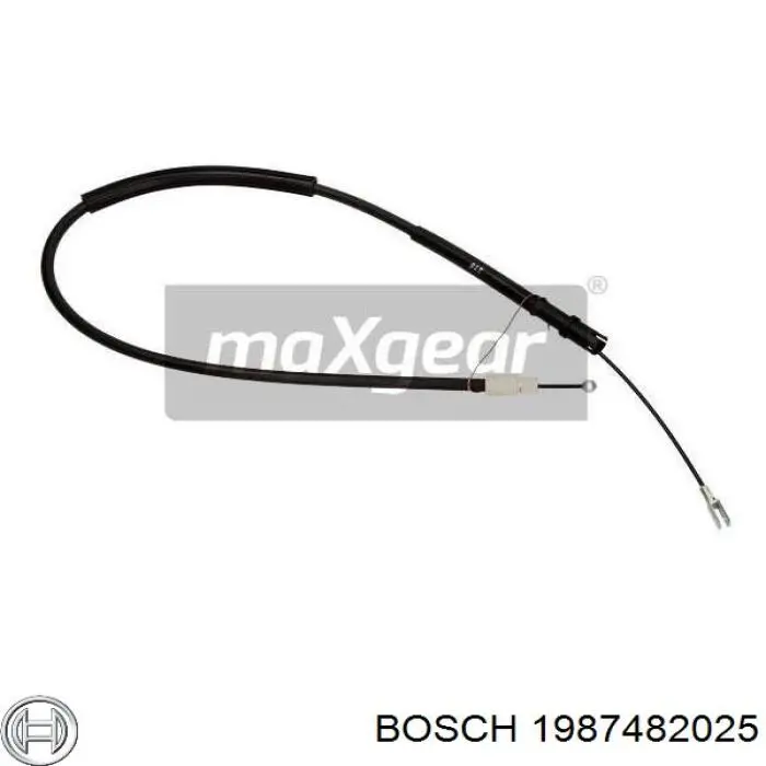 Cable de freno de mano trasero derecho 1987482025 Bosch