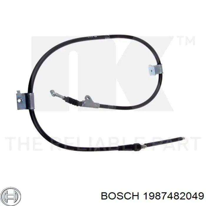 Comprar 9022124 NK Cable de freno de mano trasero derecho