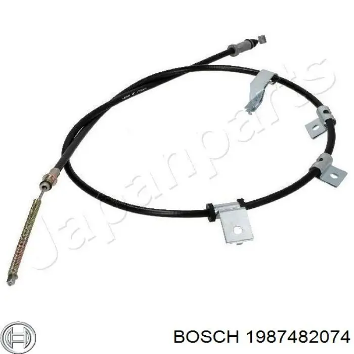 1987482074 Bosch cable de freno de mano trasero izquierdo