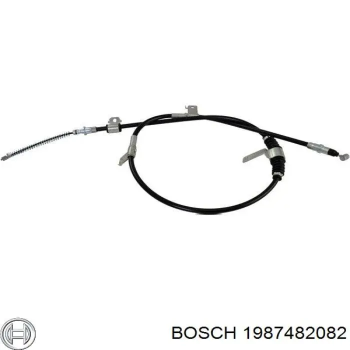 1987482082 Bosch cable de freno de mano trasero izquierdo