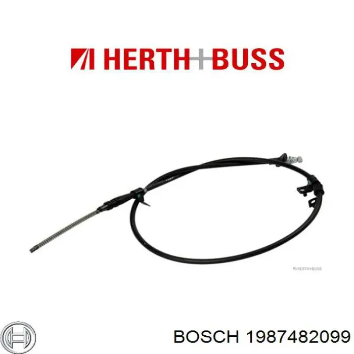 0K30A44420H Hyundai/Kia Cable de freno de mano trasero izquierdo