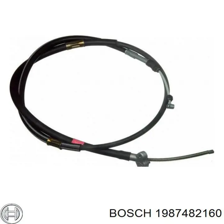 1987482160 Bosch cable de freno de mano trasero derecho