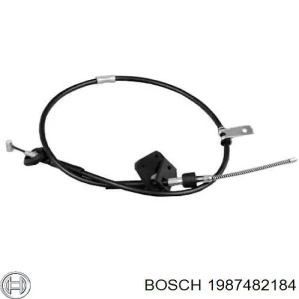 912401 SPJ Cable de freno de mano trasero izquierdo