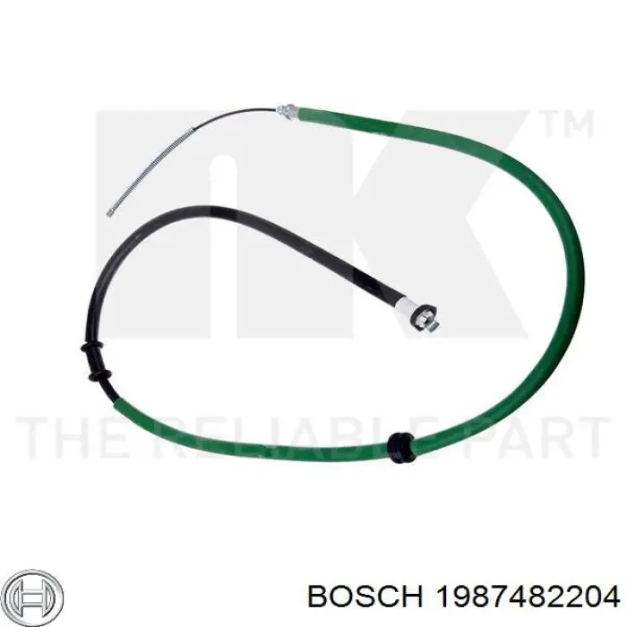 51785645 Fiat/Alfa/Lancia cable de freno de mano trasero izquierdo