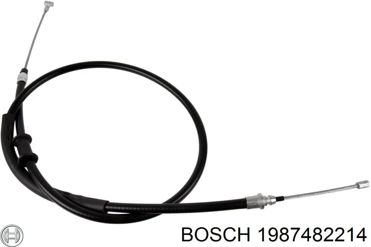 1987482214 Bosch cable de freno de mano trasero derecho/izquierdo