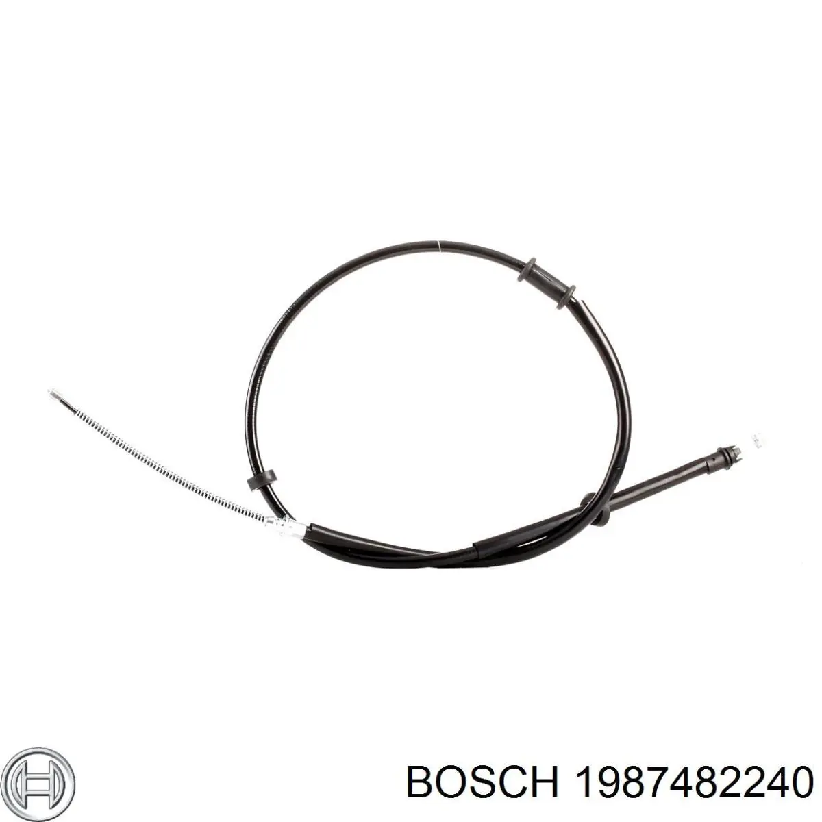 BKB3097 Borg&beck cable de freno de mano trasero derecho