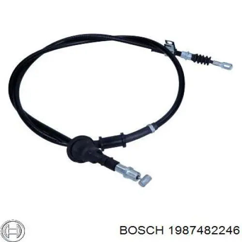 1987482246 Bosch cable de freno de mano trasero derecho