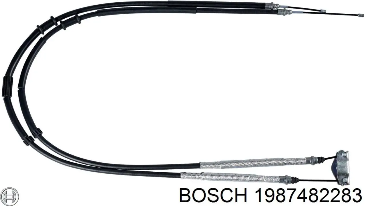 522082 Opel cable de freno de mano trasero derecho/izquierdo