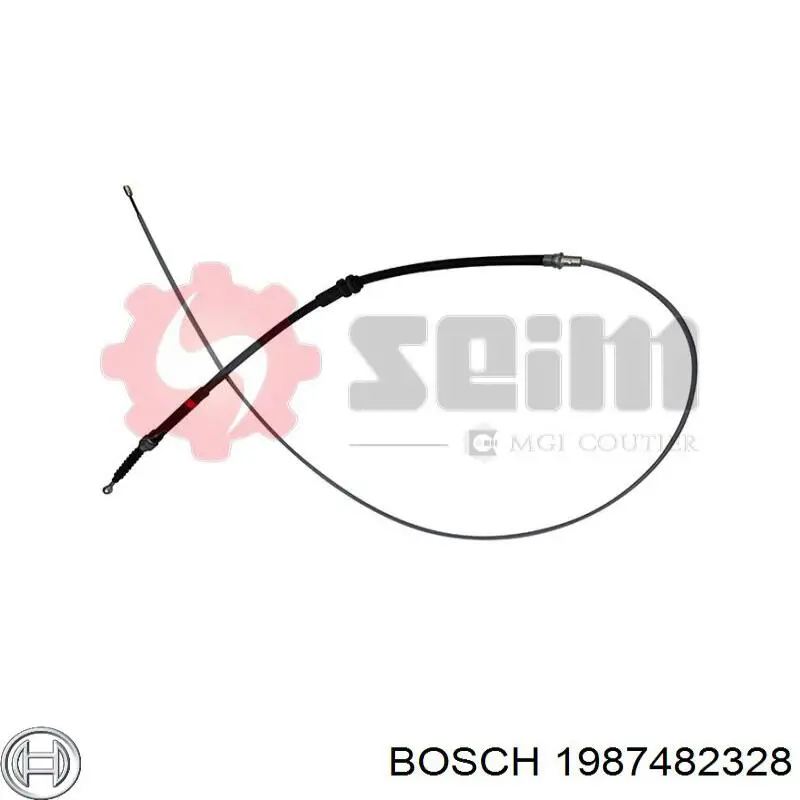 Comprar 1987482328 Bosch Cable de freno de mano trasero derecho/izquierdo