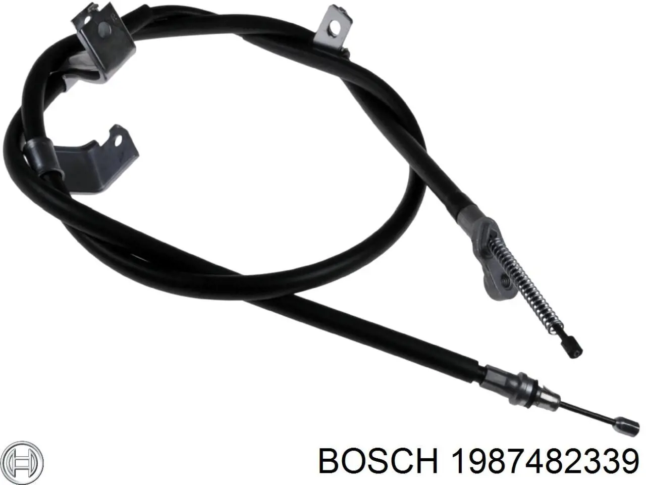 1987482339 Bosch cable de freno de mano trasero derecho