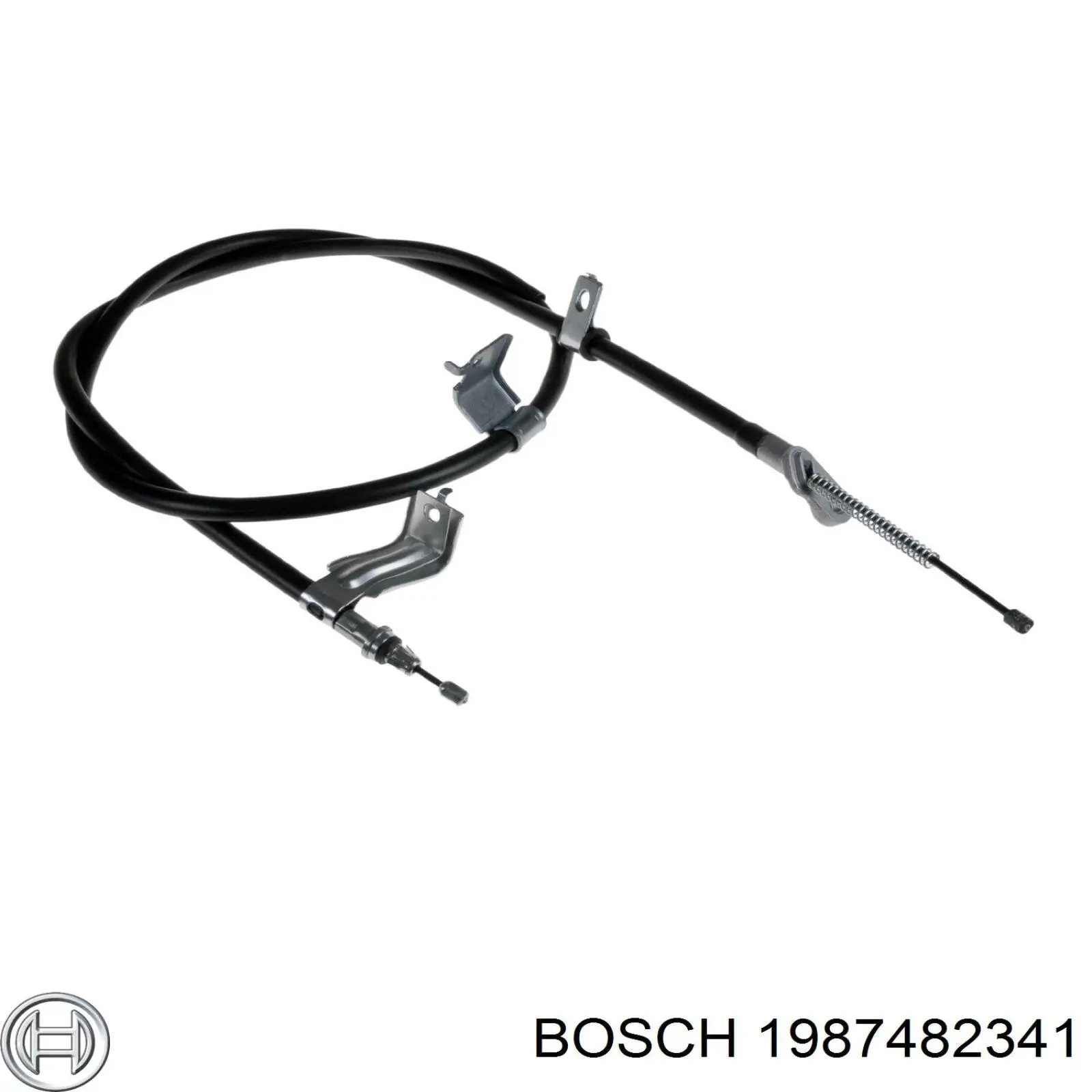 1987482341 Bosch cable de freno de mano trasero derecho