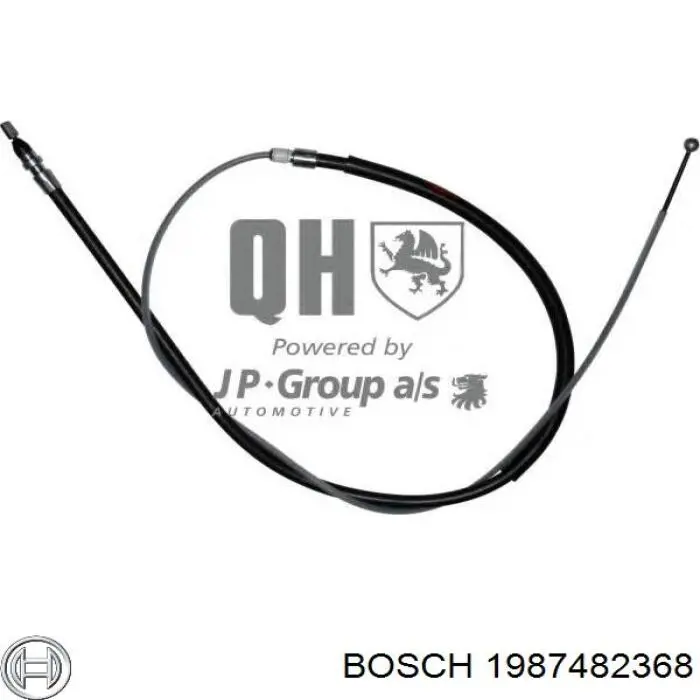 6769367 BMW Cable de freno de mano trasero derecho/izquierdo