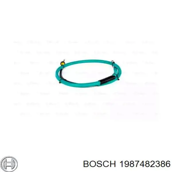 1987482386 Bosch cable de freno de mano trasero derecho