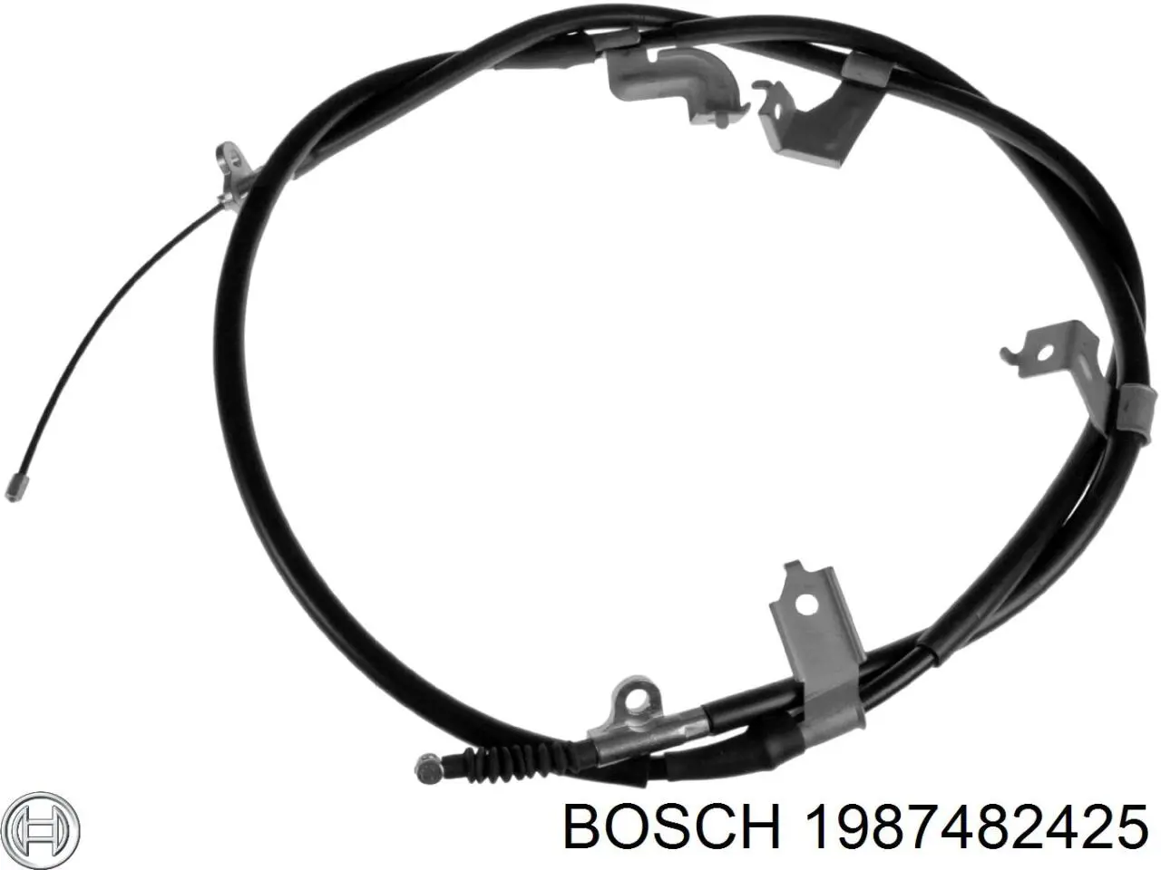 36531EB600 Nissan cable de freno de mano trasero izquierdo