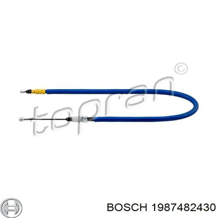 Cable de freno de mano trasero izquierdo 321460 Maxgear
